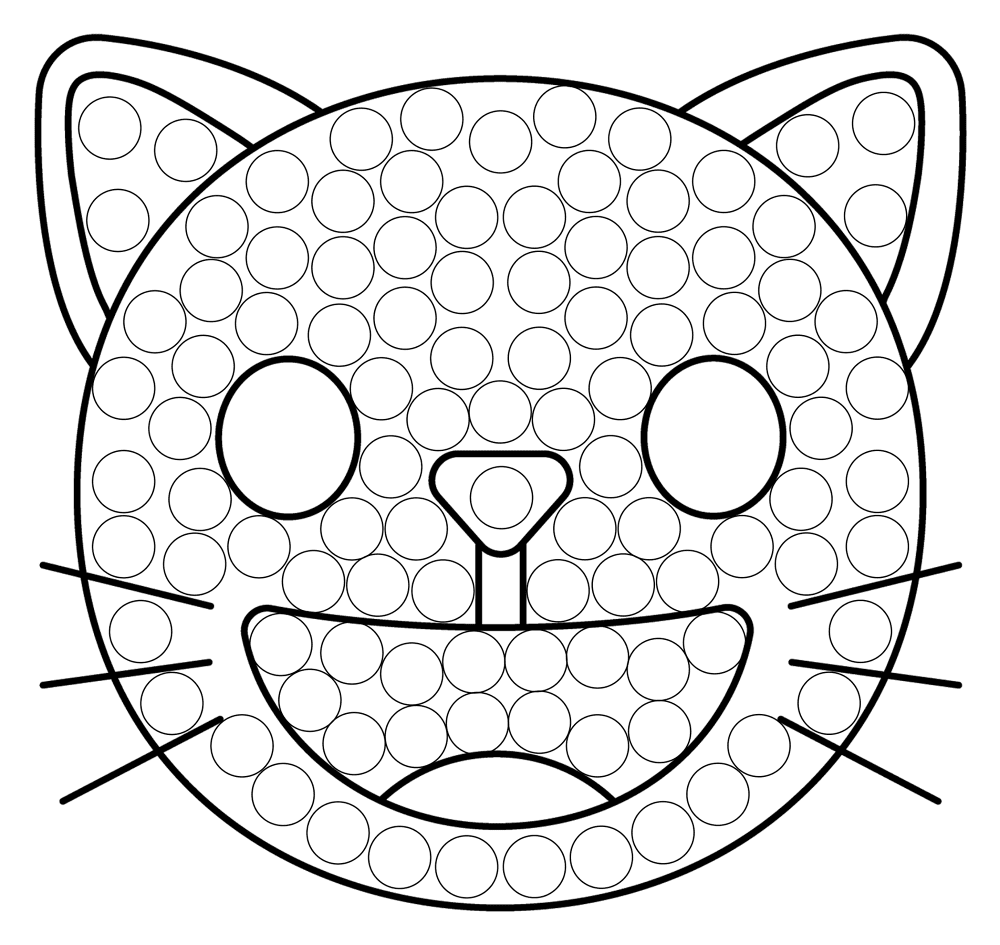 Desenho de Gatos para colorir