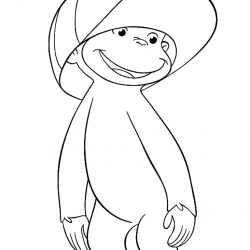 Desenho de George o Curioso para colorir e imprimir: número 11