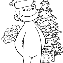 Desenho de George o Curioso para colorir e imprimir: número 15
