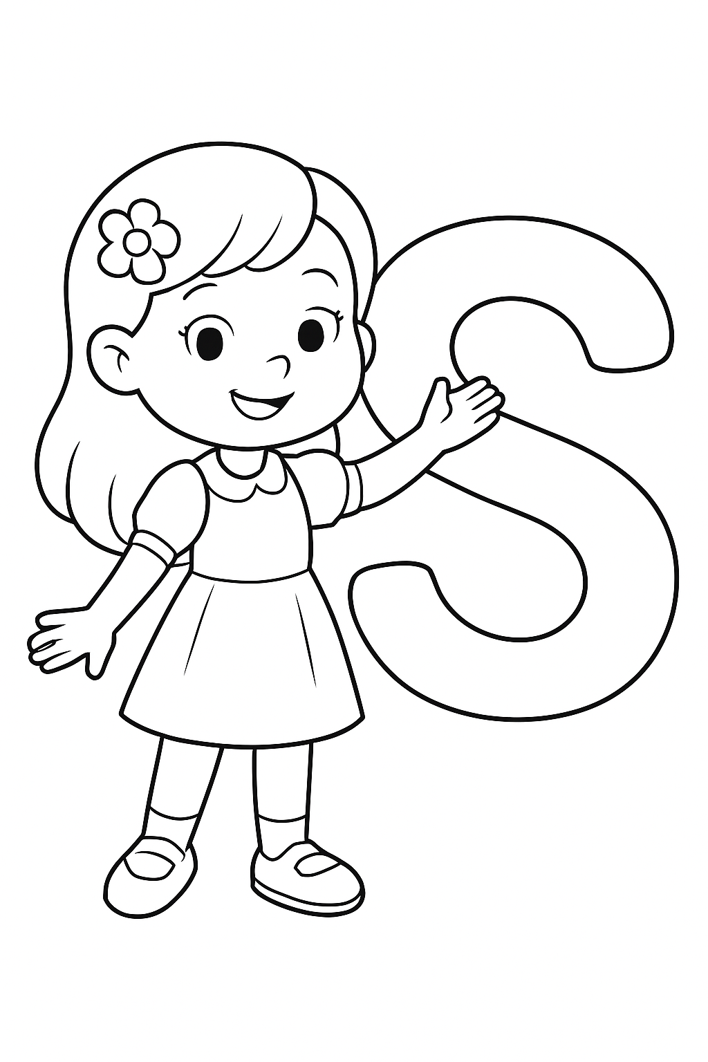 Desenho de Gerador para colorir e imprimir: número 3