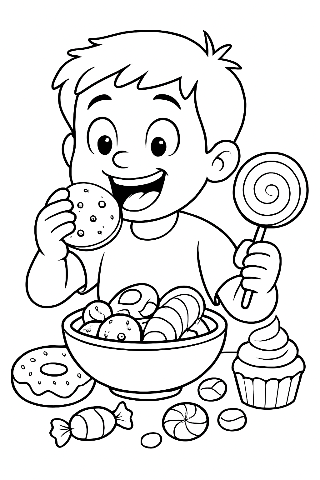 Desenho de Gerador para colorir e imprimir: número 9