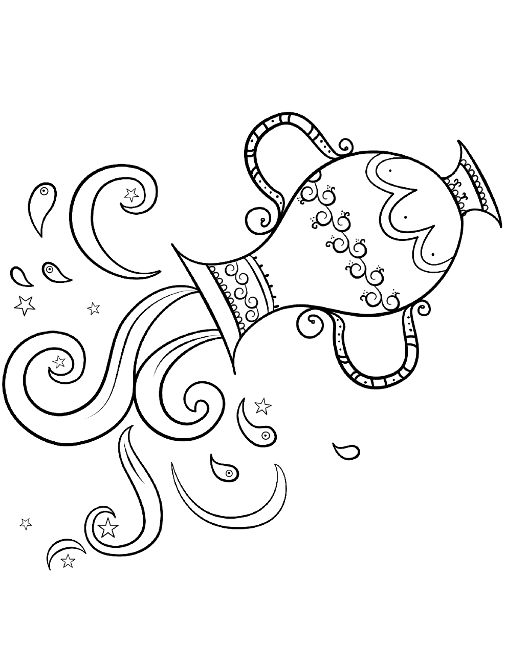 Desenho de Geral para colorir e imprimir: número 18