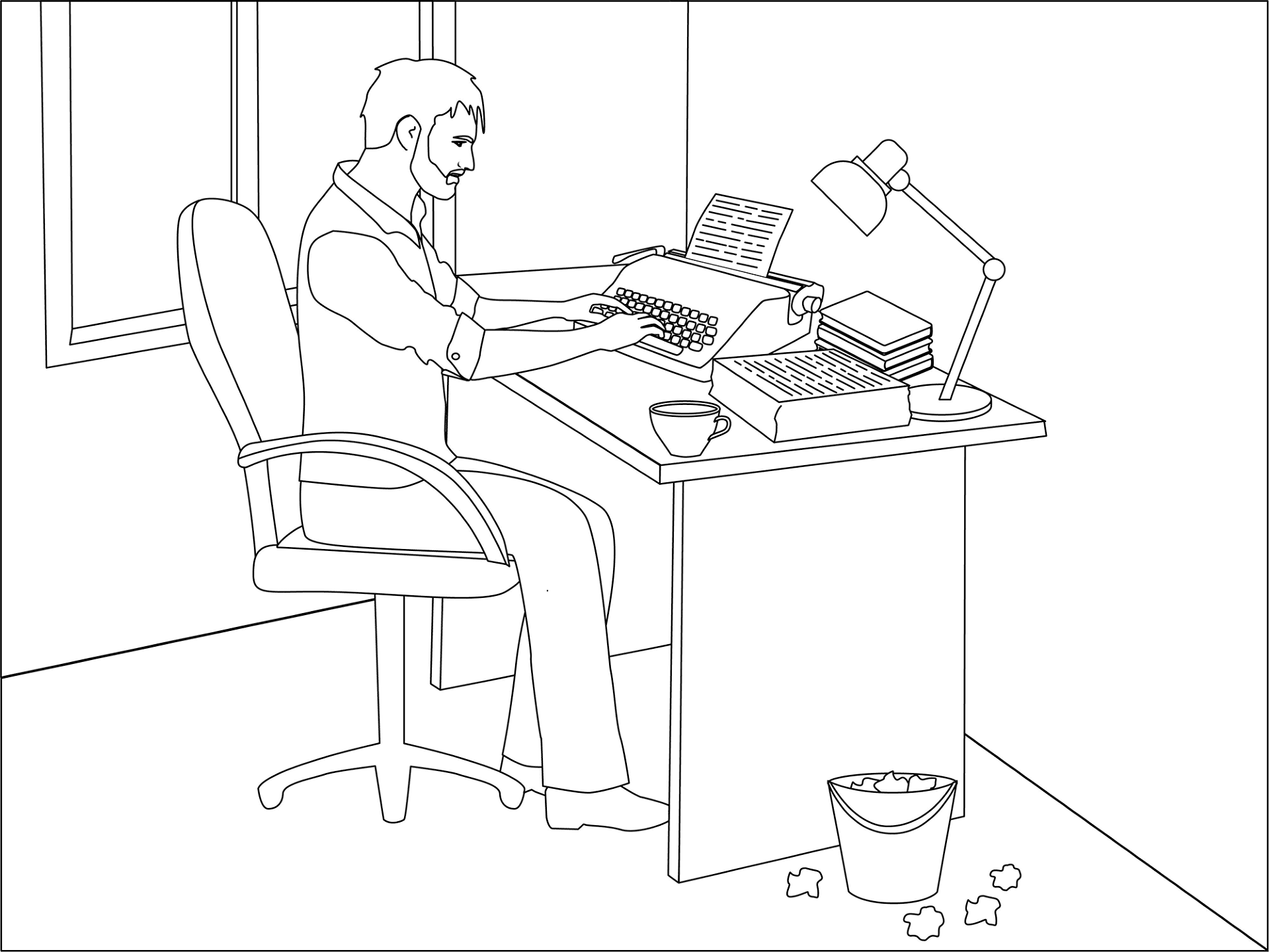 Desenho de Geral para colorir