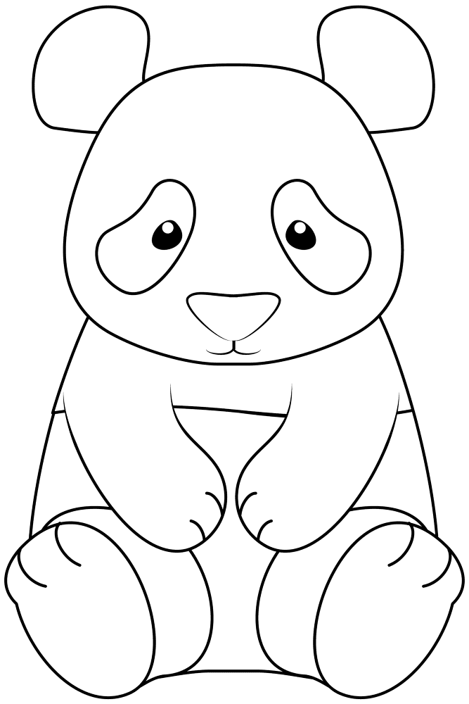 Desenho de Gigante para colorir e imprimir: número 1