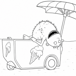 Desenho de Godofredo para colorir e imprimir: número 9