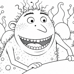 Desenho de Godofredo para colorir e imprimir: número 10