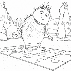 Desenho de Godofredo para colorir e imprimir: número 11