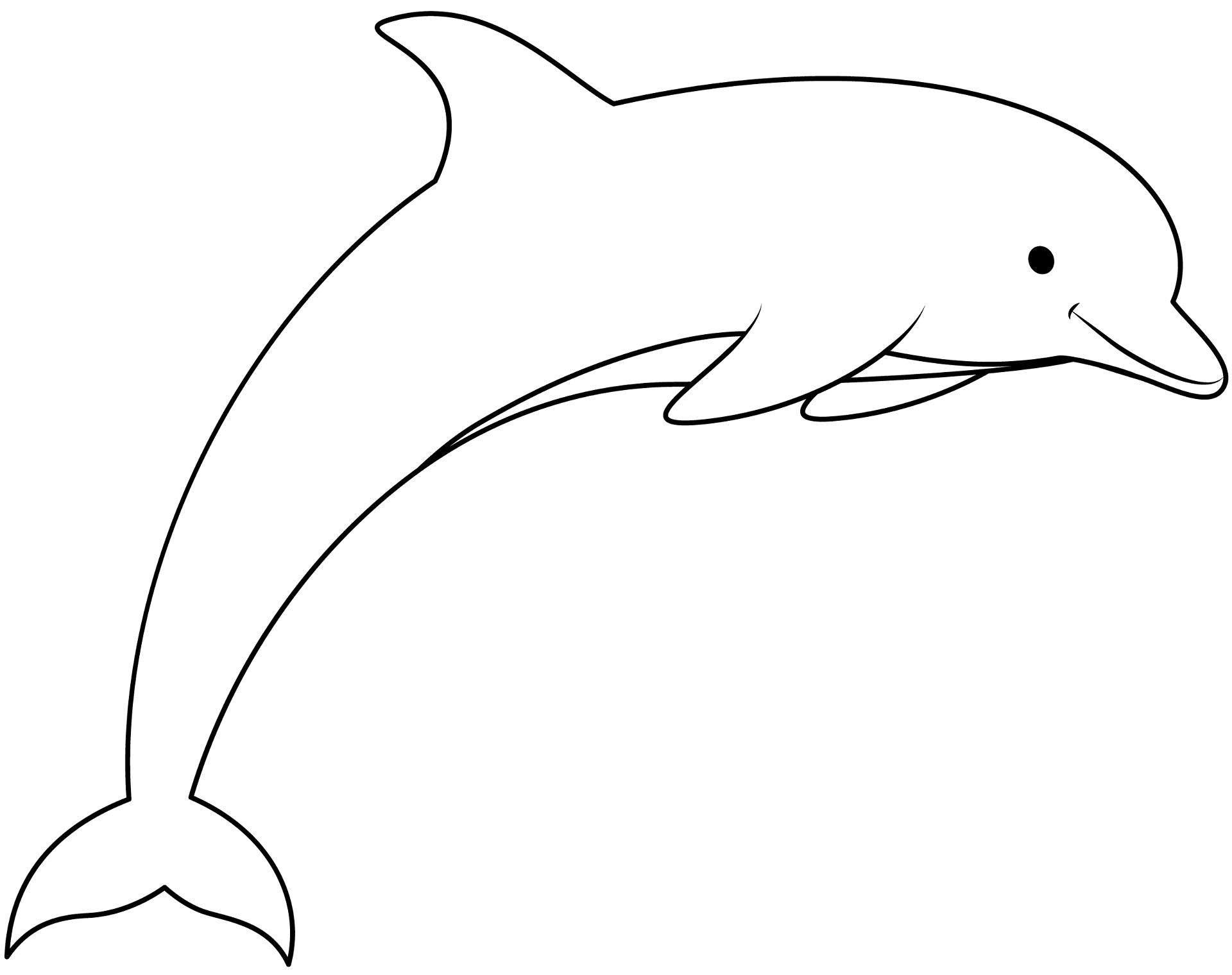 Desenho de Golfinhos para colorir