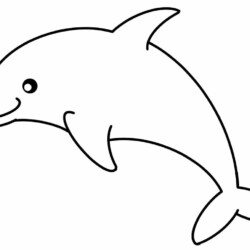 Desenho de Golfinhos para colorir