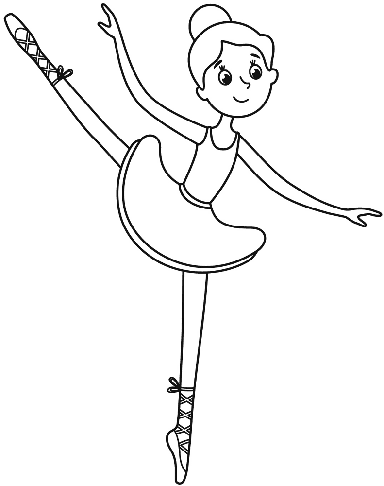 Desenho de Gracioso para colorir e imprimir: número 1