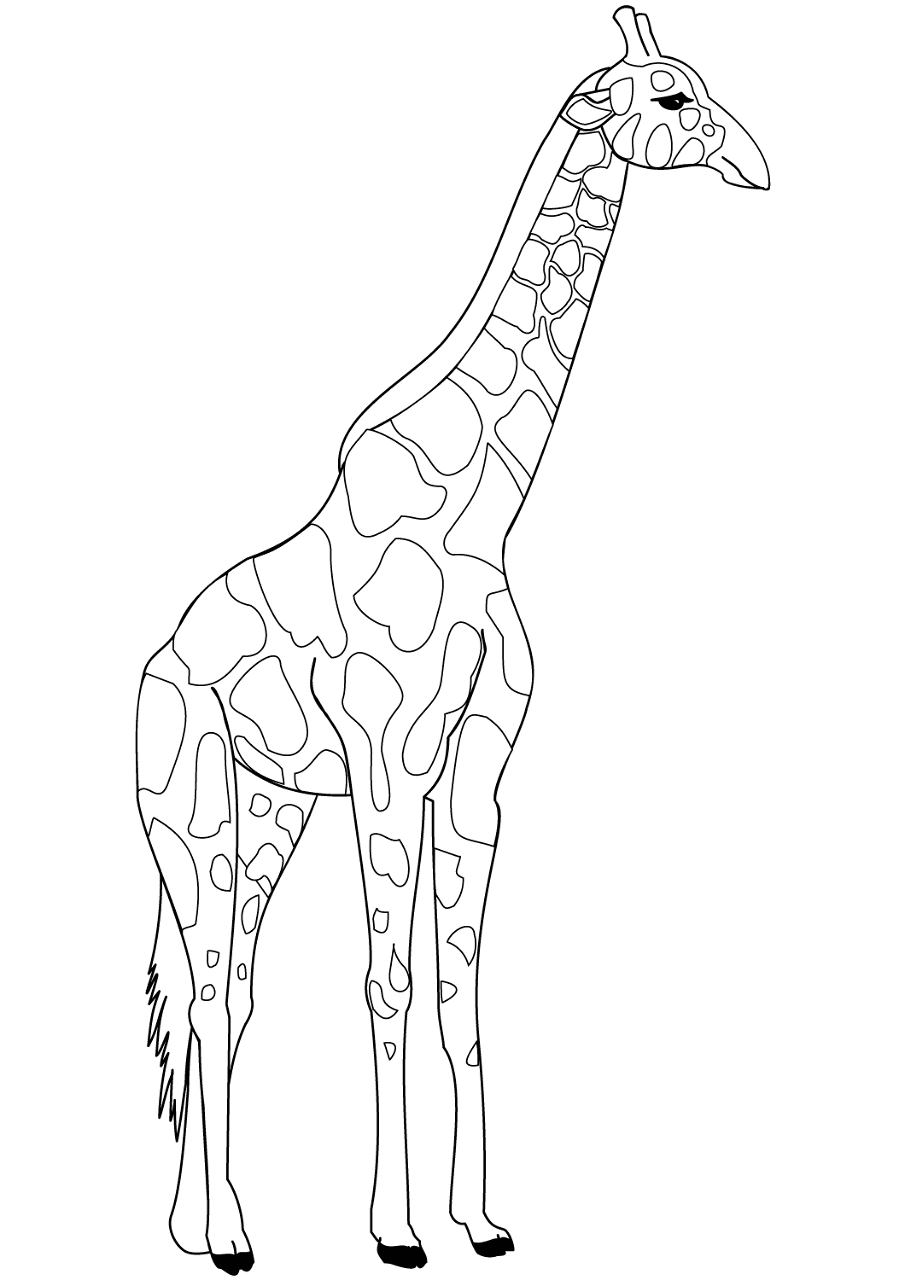 Desenho de Gracioso para colorir e imprimir: número 7