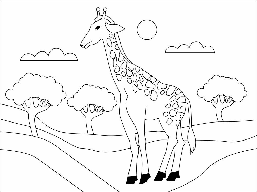 Desenho de Gracioso para colorir e imprimir: número 8