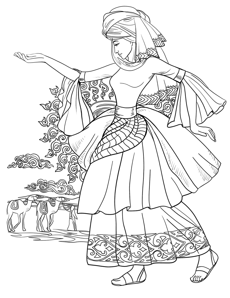 Desenho de Gracioso para colorir e imprimir: número 14