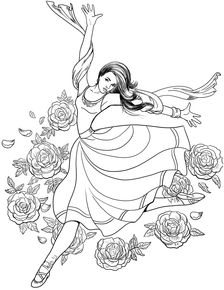 Desenho de Gracioso para colorir e imprimir: número 48