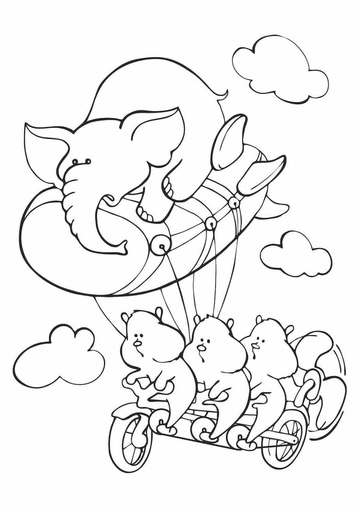 Desenho de Hamsters para colorir e imprimir: número 36