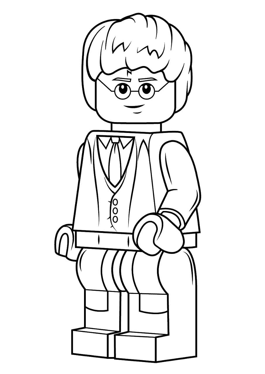 Desenho de Harry Potter para colorir e imprimir: número 25