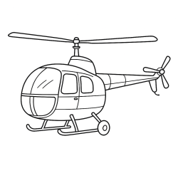 Desenho de Helicopteros para colorir e imprimir: número 5