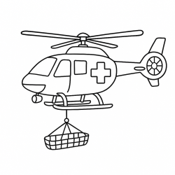 Desenho de Helicopteros para colorir e imprimir: número 9