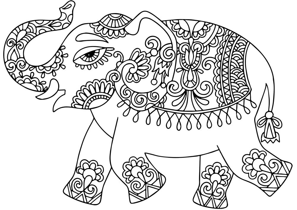 Desenho de Holi para colorir e imprimir: número 12