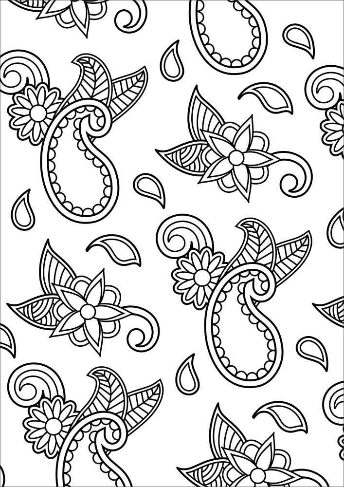 Desenho de Holi para colorir e imprimir: número 25
