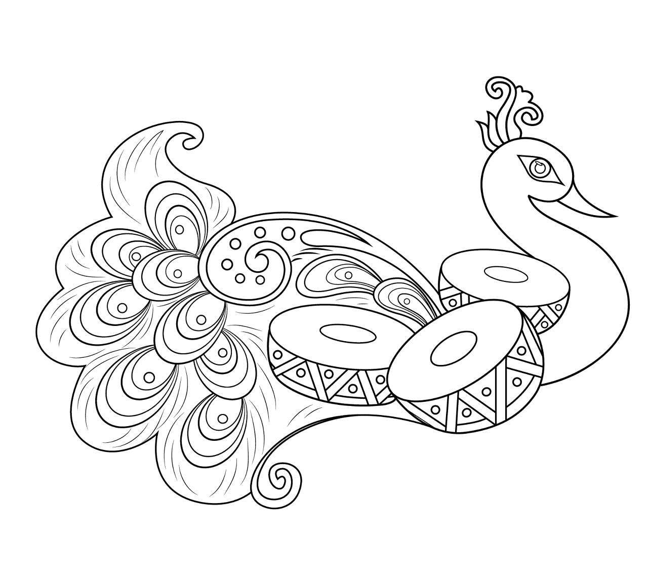 Desenho de Holi para colorir e imprimir: número 28