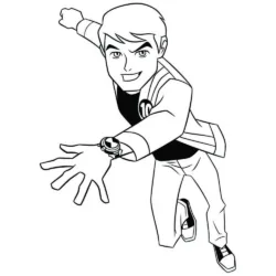 Desenho de Hot Wheels para colorir e imprimir: número 1
