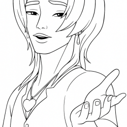 Desenho de Huntrix para colorir e imprimir: número 13