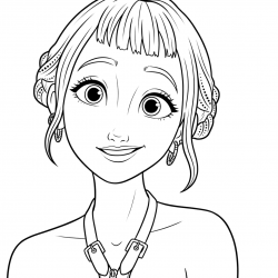 Desenho de Huntrix para colorir e imprimir: número 20