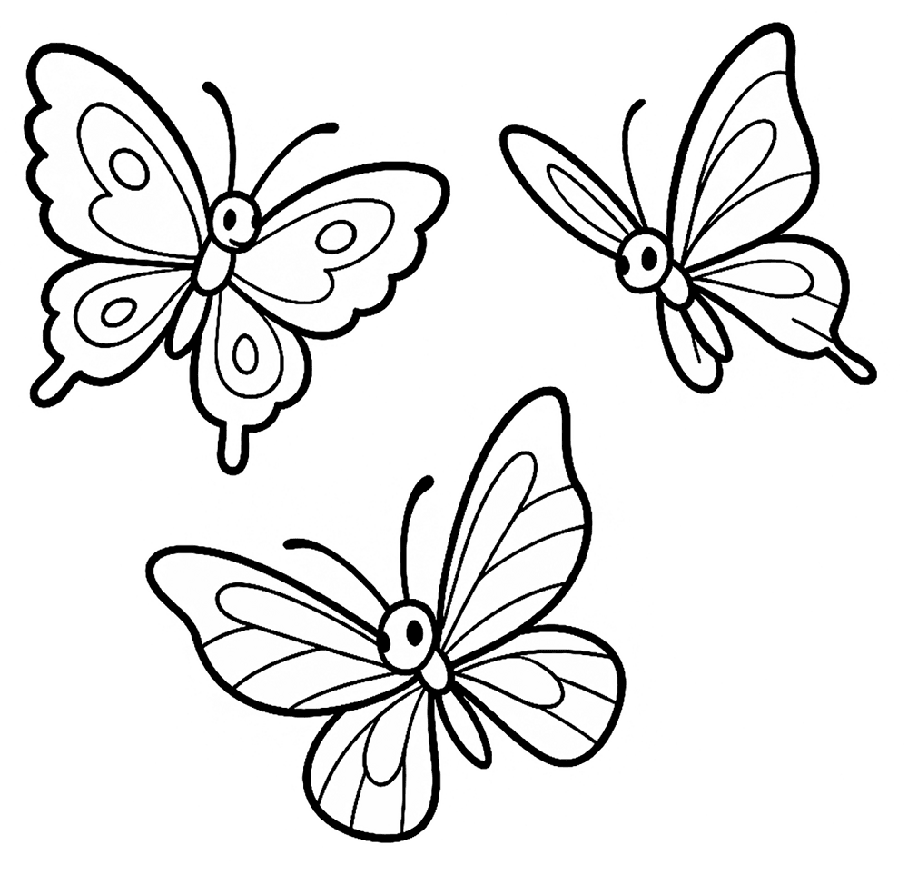Desenho de Insetos para colorir e imprimir: número 19