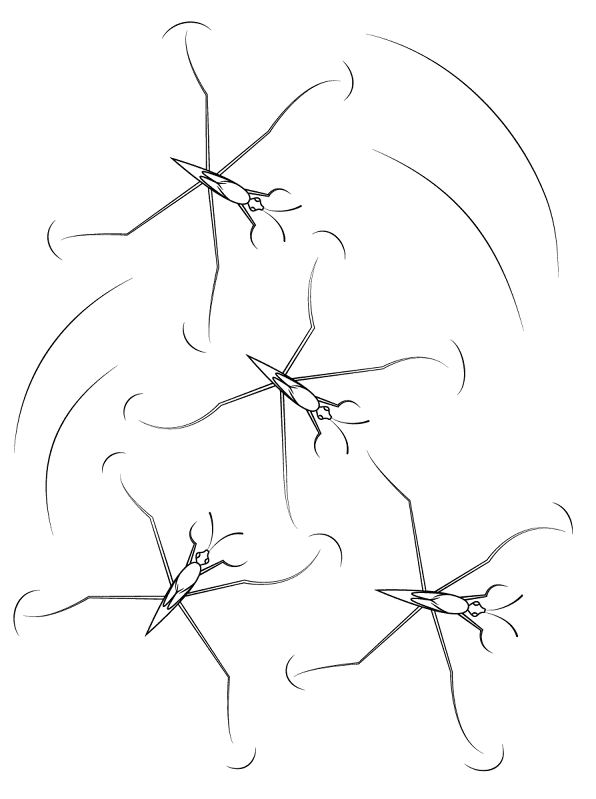 Desenho de Insetos para colorir