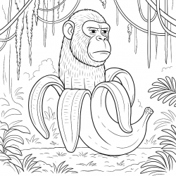 Desenho de Italian Brainrot para colorir e imprimir: número 19