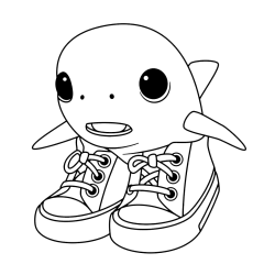 Desenho de Italian Brainrot para colorir e imprimir: número 20