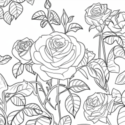Desenho de Jardim para colorir e imprimir: número 5