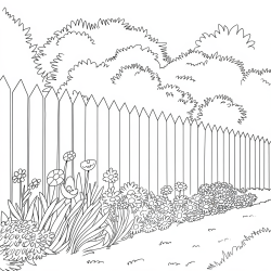 Desenho de Jardim para colorir e imprimir: número 13