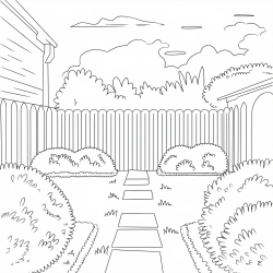 Desenho de Jardim para colorir e imprimir: número 18