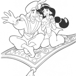 Desenho de Jasmine para colorir e imprimir: número 11