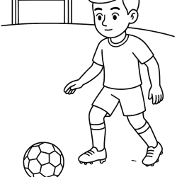 Desenho de Jogadores para colorir e imprimir: número 2