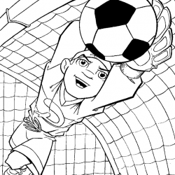 Desenho de Jogadores para colorir e imprimir: número 20