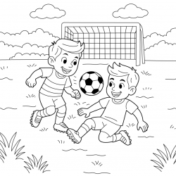 Desenho de Jogadores para colorir e imprimir: número 22