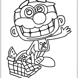 Desenho de Jose Comilao para colorir e imprimir: número 7