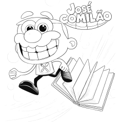 Desenho de Jose Comilao para colorir e imprimir: número 11