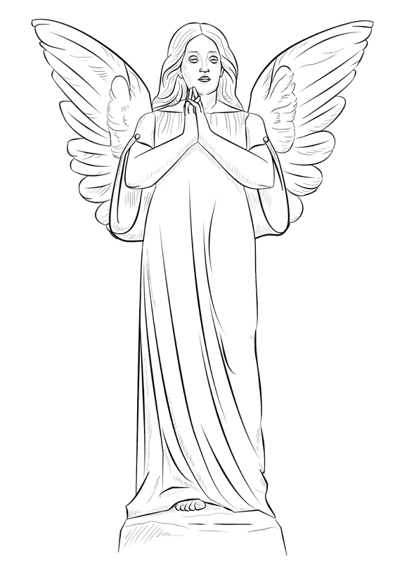 Desenho de Juventude para colorir e imprimir: número 4