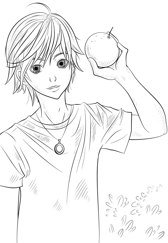 Desenho de Juventude para colorir e imprimir: número 12