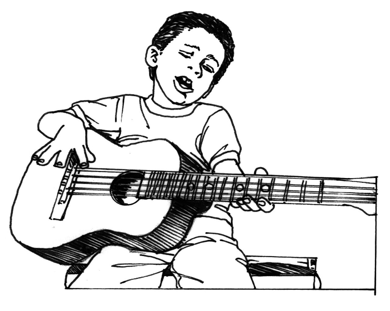 Desenho de Juventude para colorir e imprimir: número 15