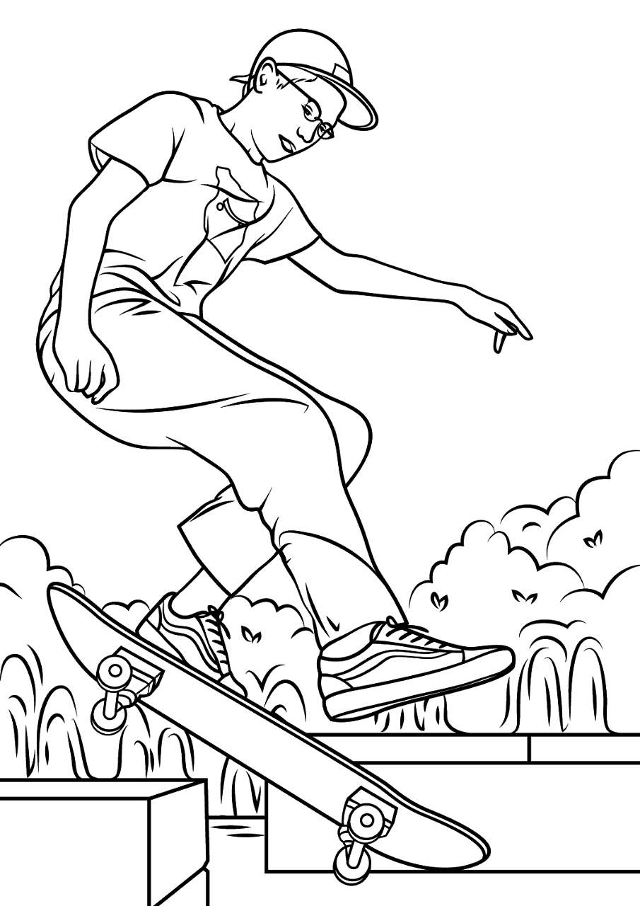 Desenho de Juventude para colorir e imprimir: número 16