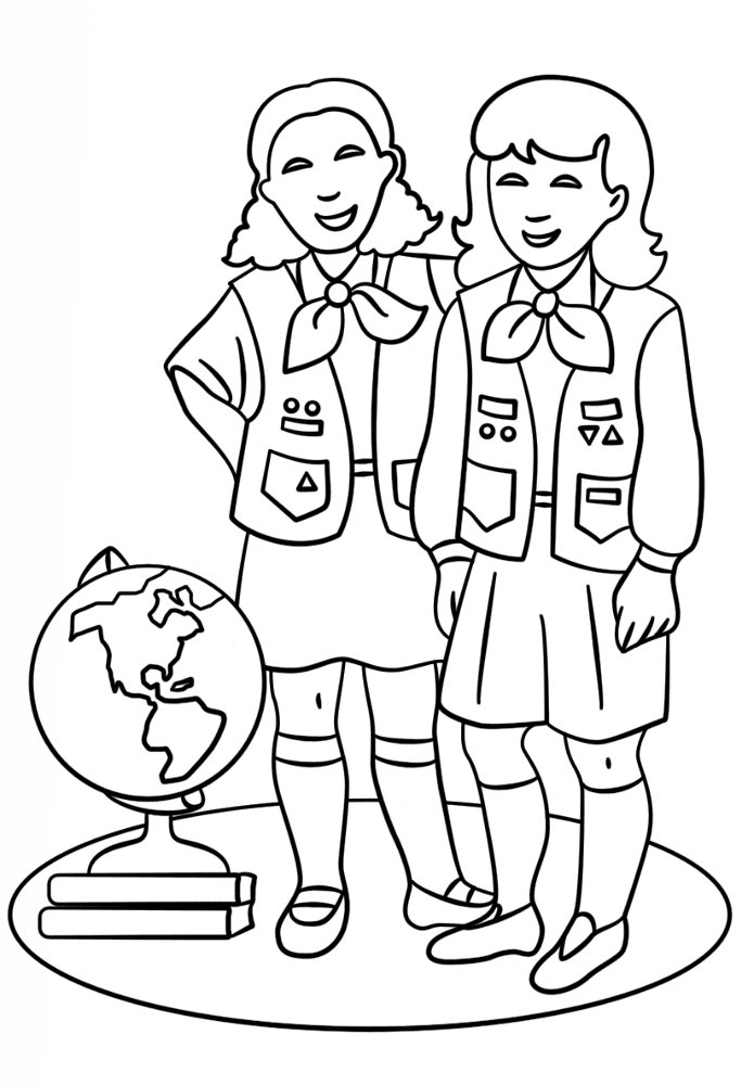 Desenho de Juventude para colorir e imprimir: número 17