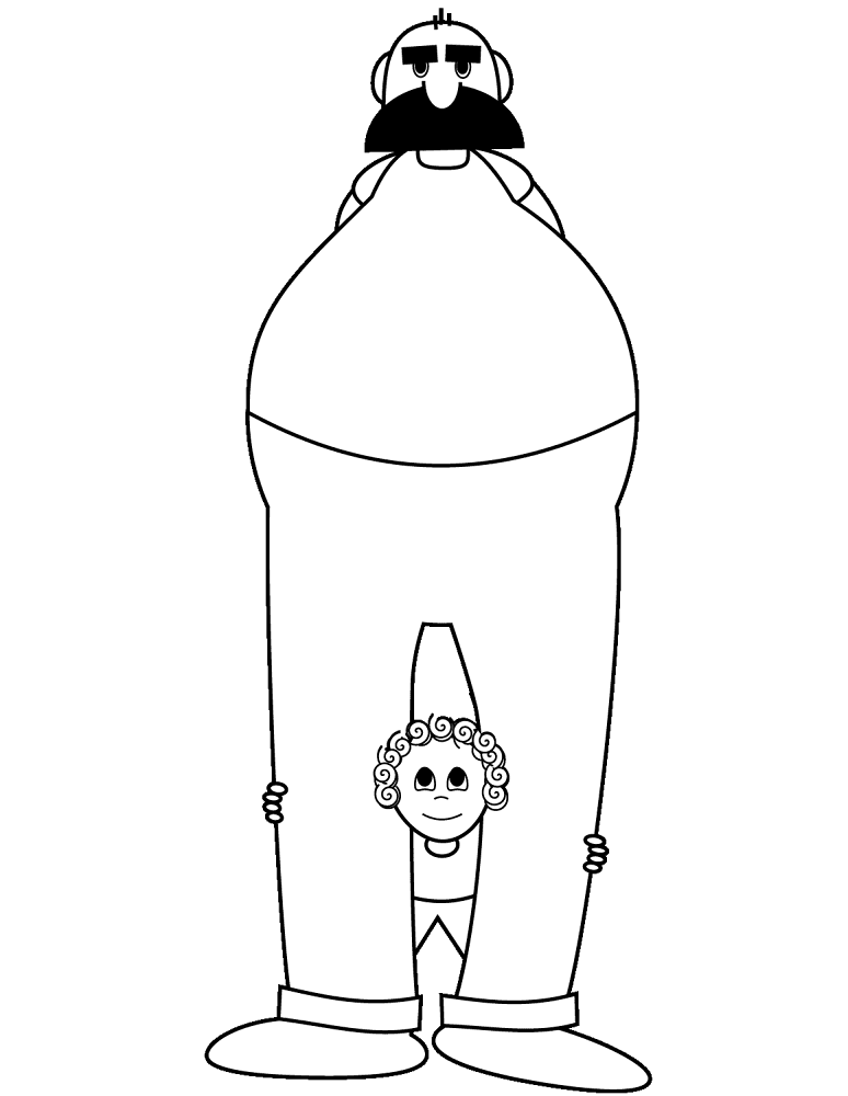 Desenho de Juventude para colorir e imprimir: número 20