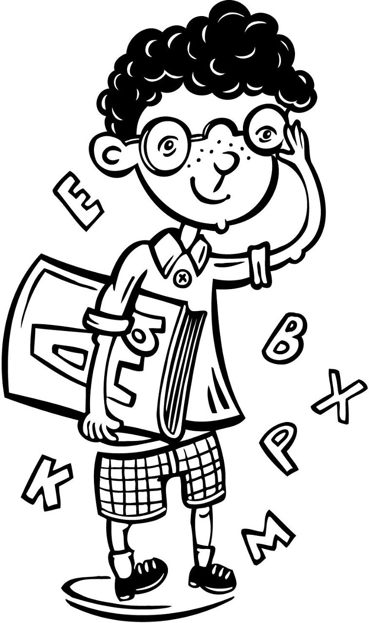 Desenho de Juventude para colorir e imprimir: número 41