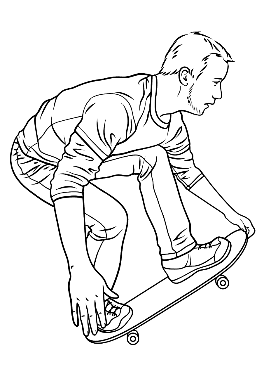 Desenho de Juventude para colorir