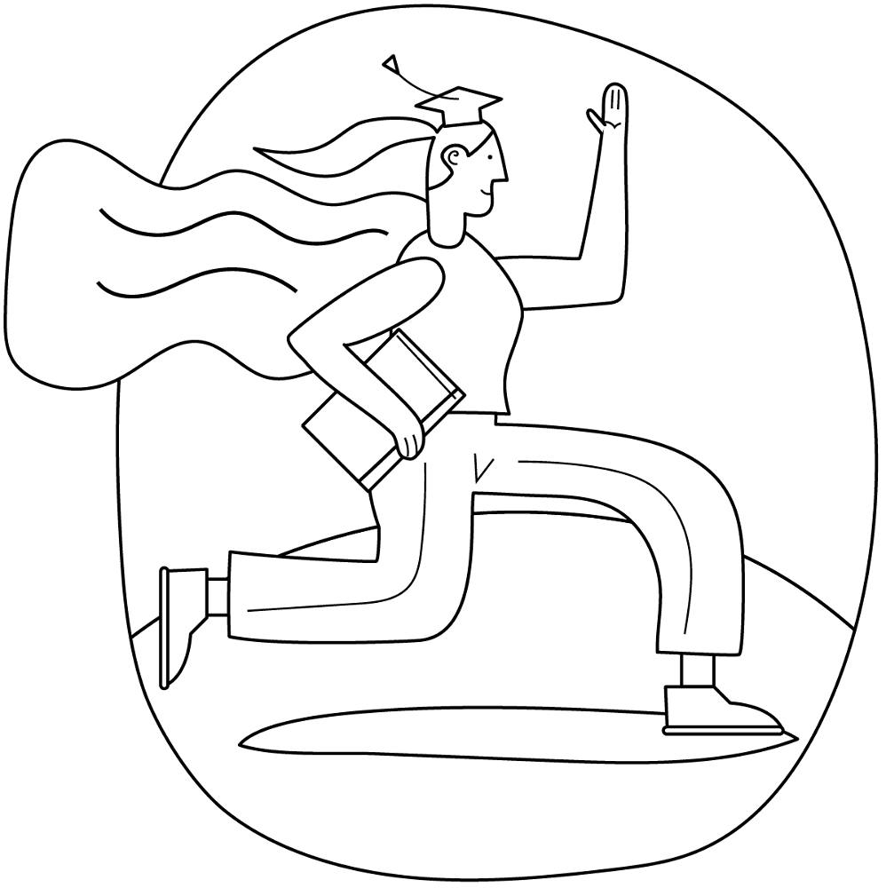 Desenho de Juventude para colorir
